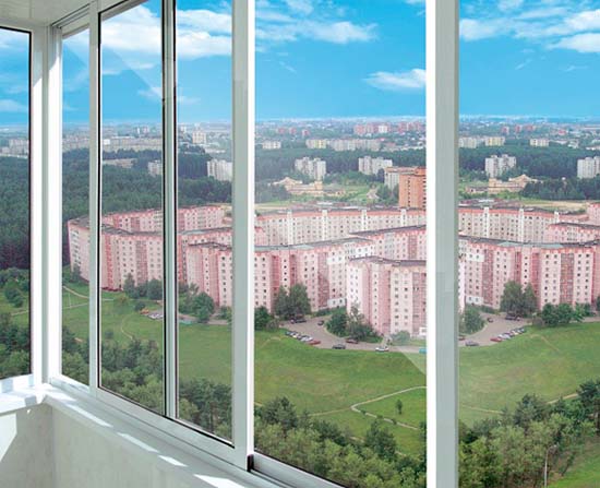 Холодное алюминиевое остекление балконов Подольск