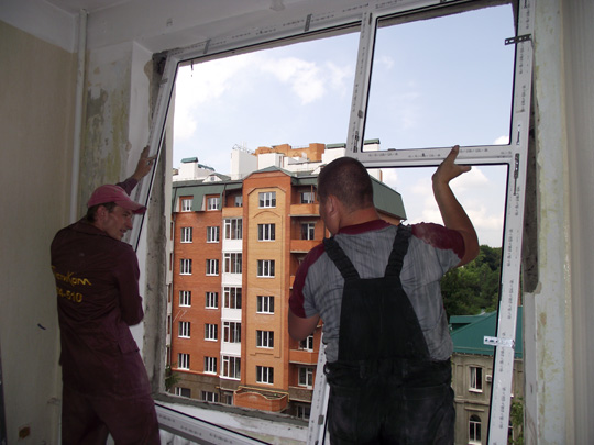 профессиональная установка пластиковых окон в доме Подольск