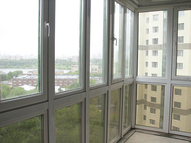 Остекление балкона в пол Подольск