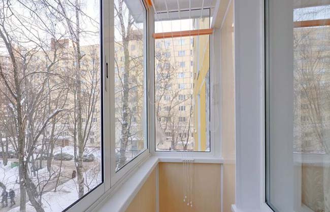 Зимнее остекление лоджии и балкона зимой Подольск