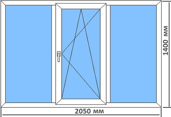 Стандартные размеры пластиковых окон в типовых домах Подольск